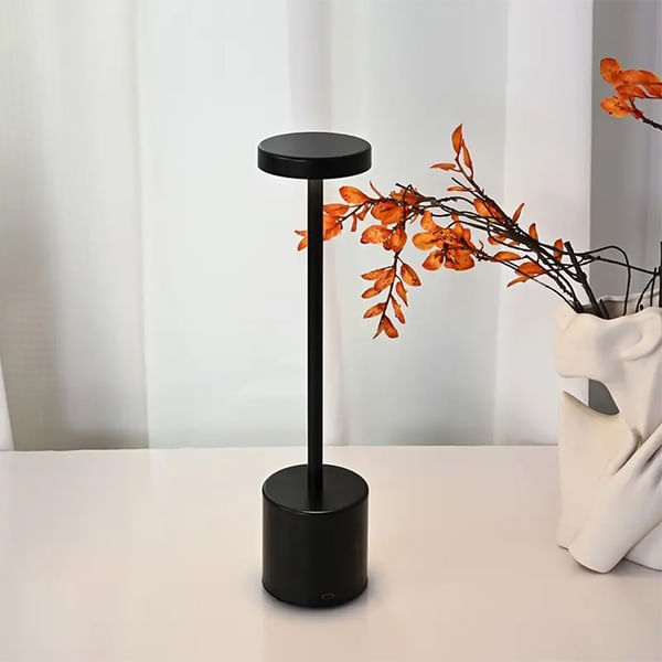 Portable LED Table Lamp - Black - Single Piece