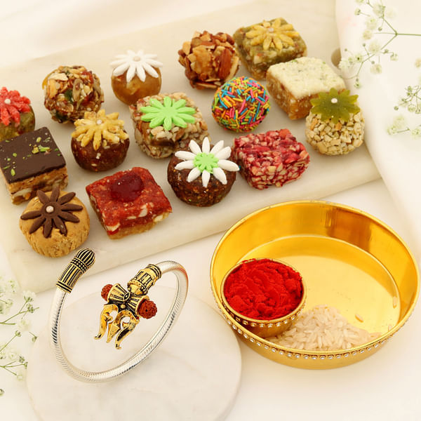 Power of Trishul Rakhi Hamper