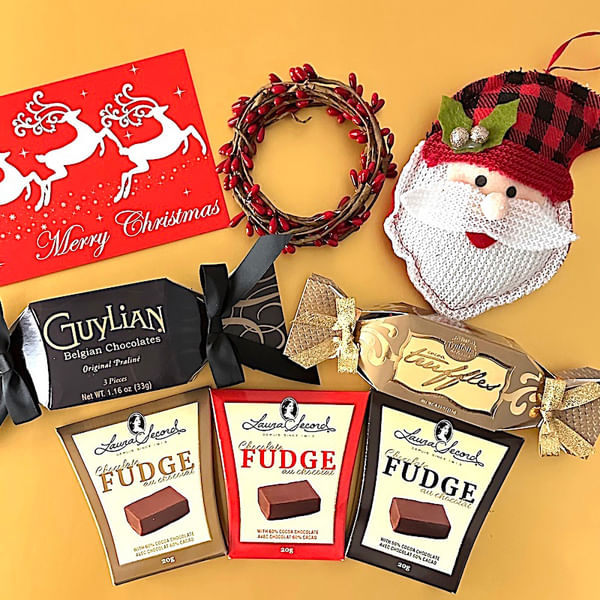 Premium Christmas Treats And Decor Hamper