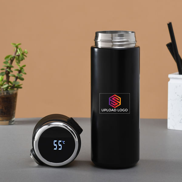 Premium Flip on Temp Bottle - Customized with Logo