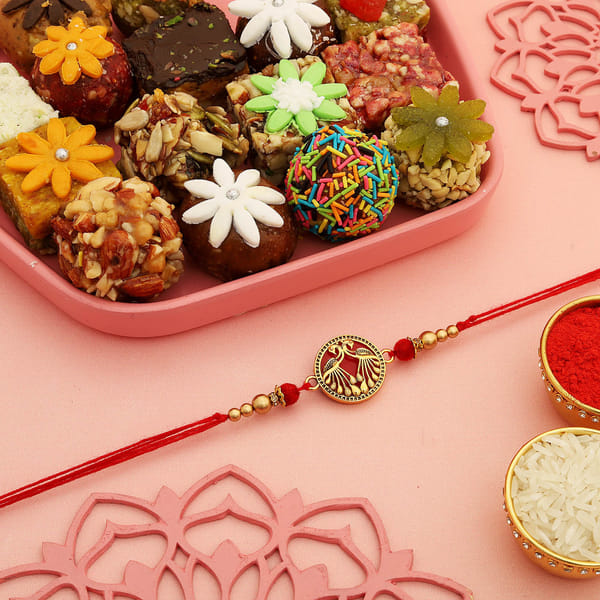 Premium Gourmet Sweets And Rakhi Hamper