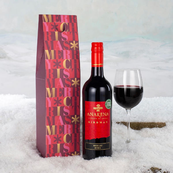Premium Merlot Vinedos De Chile Christmas Gift