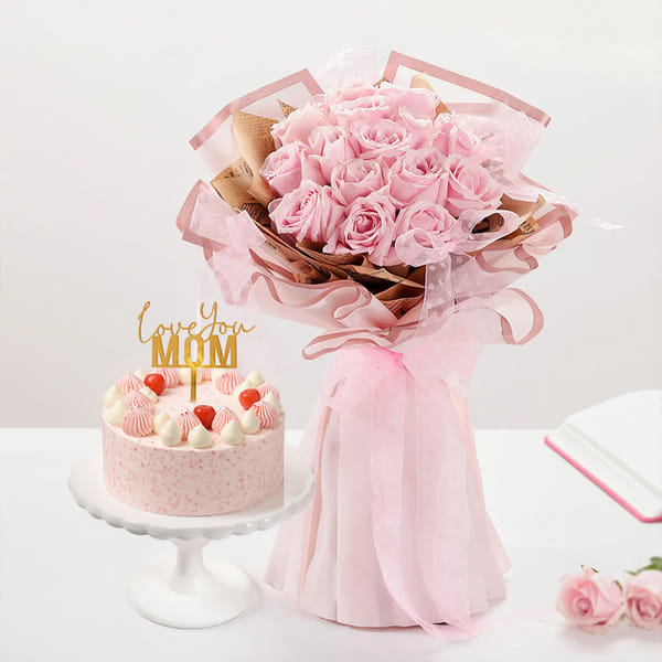 Pretty In Pink Gift Combo for Mother's Day