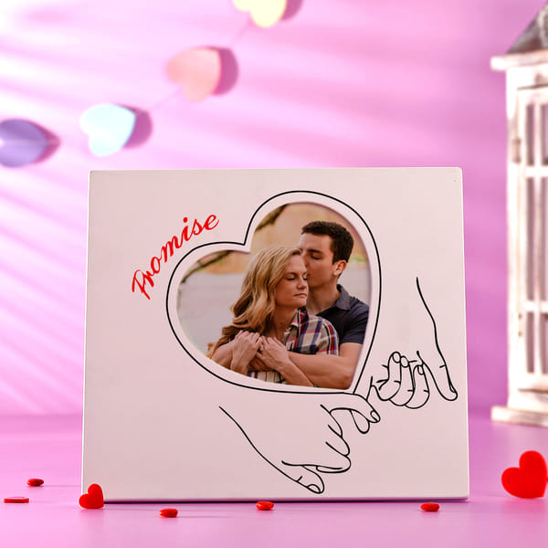 Promise Day Personalized Wooden Frame