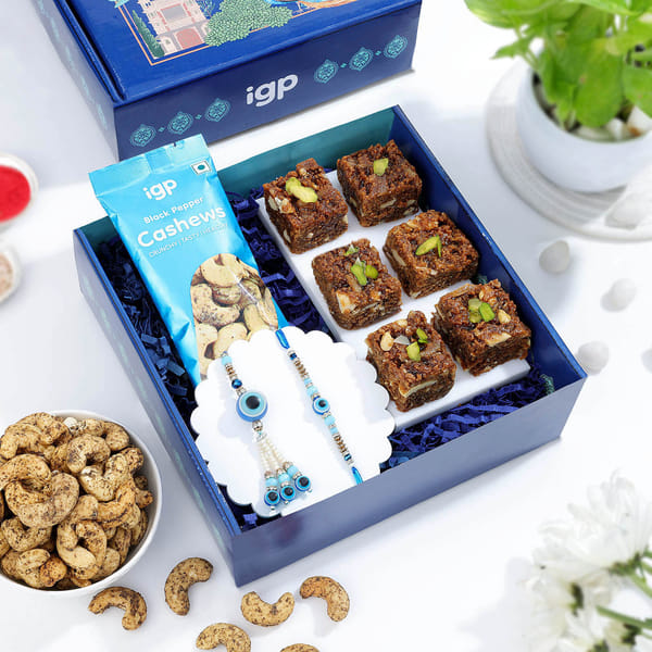 Protective Evil-Eye Rakhi Hamper