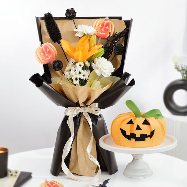 Pumpkin Charm Halloween Gift Combo