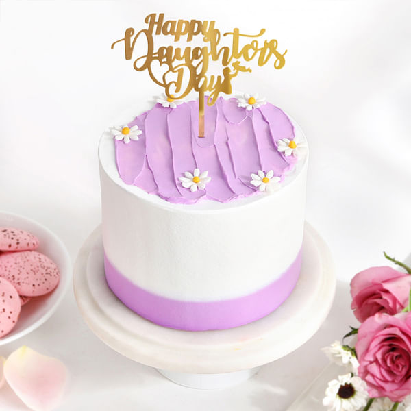 Purple Delight Daughters Day Cake (Half Kg)