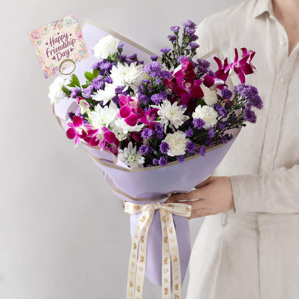 Purple Promise of Friendship