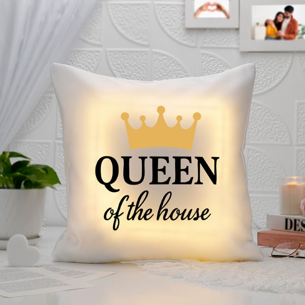 Queen of the House LED Cushion