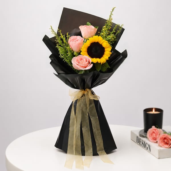 Radiant Leo Sunflower Bouquet
