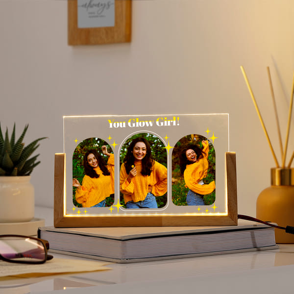 Radiant Personalized LED Acrylic Photo Frame