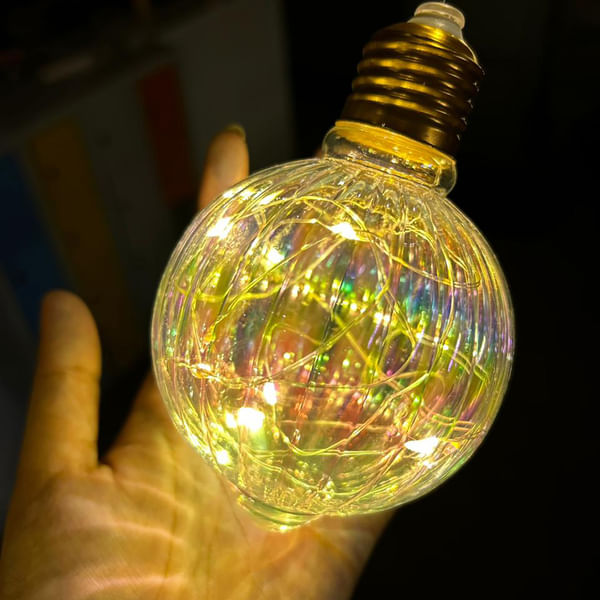 Rainbow Hue LED Bulb Curtain Light - Assorted - Single Piece