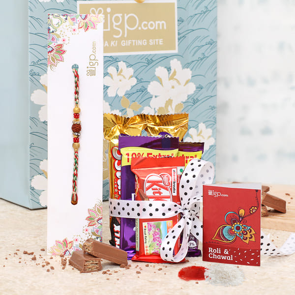 Rakhi Hamper with Chocolates