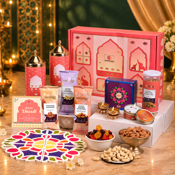 Rangoli Bliss & Gourmet Diwali Hamper