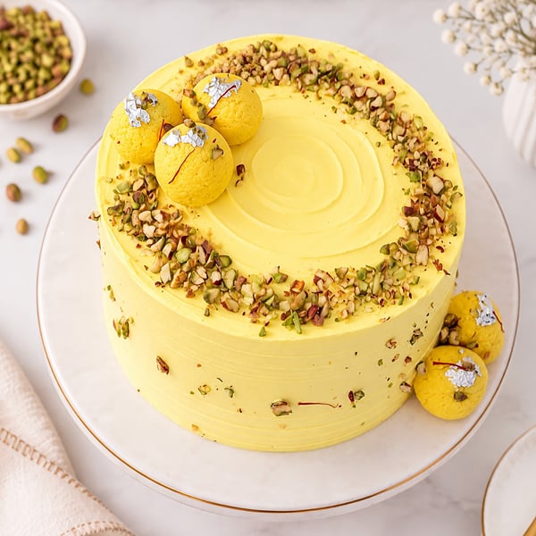 Rasmalai Pista Cake