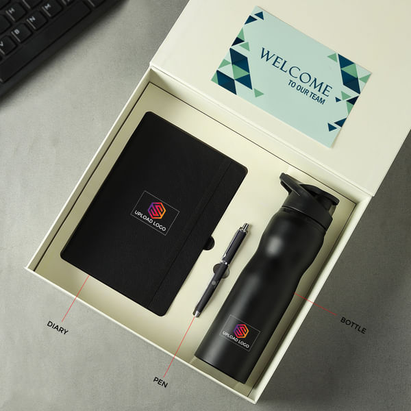 Ready to Work Essentials Welcome Kit in Black- Customized with Logo