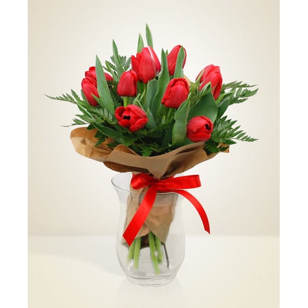 Red tulips