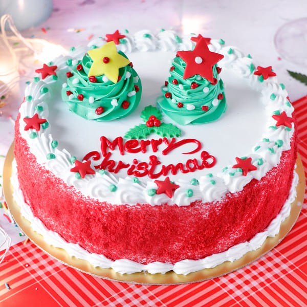 Red Velvet Christmas Cake (1Kg)