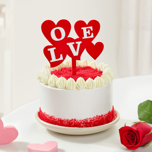 Red Velvet Love Cake (1 kg)