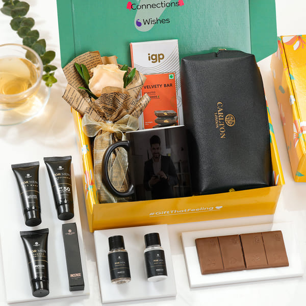 Refreshing Indulgence Personalized Valentine's Hamper