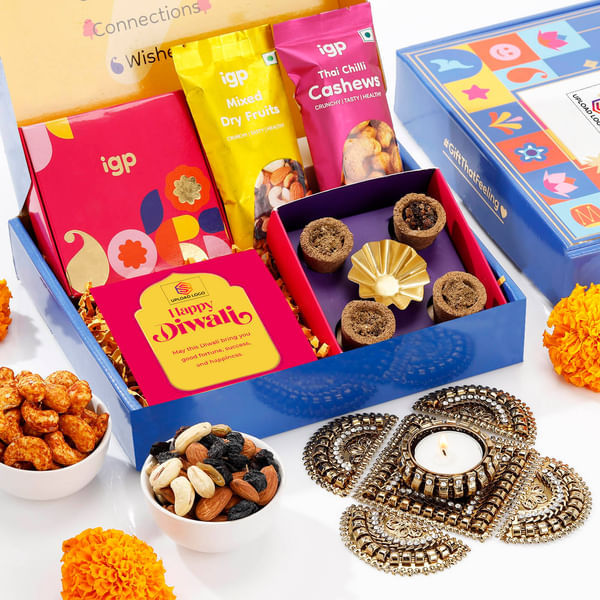 Resplendent Rangoli And Treats Diwali Hamper