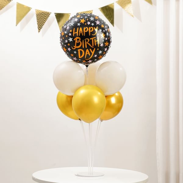 Retro Chic Birthday Balloon Arrangement