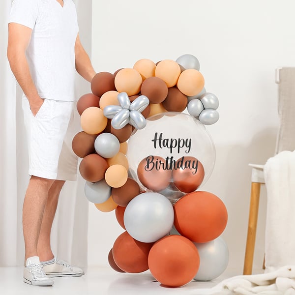 Retro Luxe Birthday Balloon Bouquet
