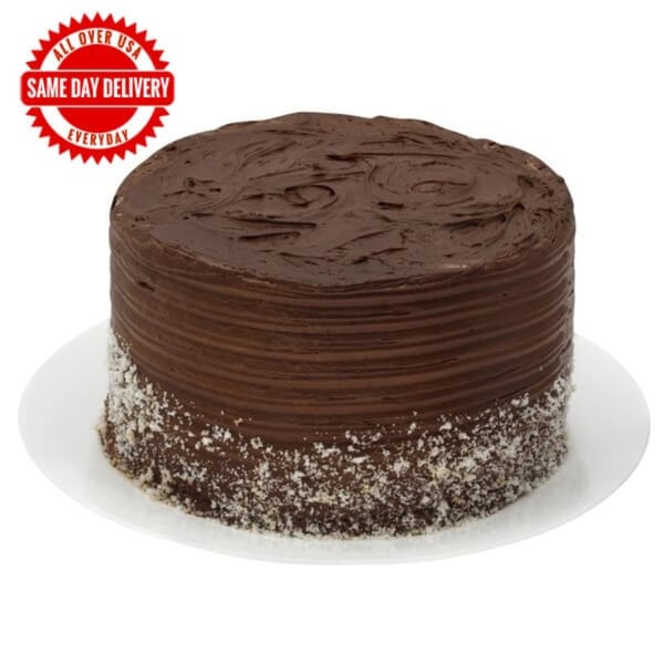 Rich Chocolate Cake with Textured Frosting