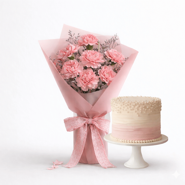 Romantic Blush Pink Carnations