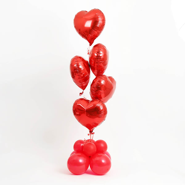 Romantic Love Burst Balloon Bouquet