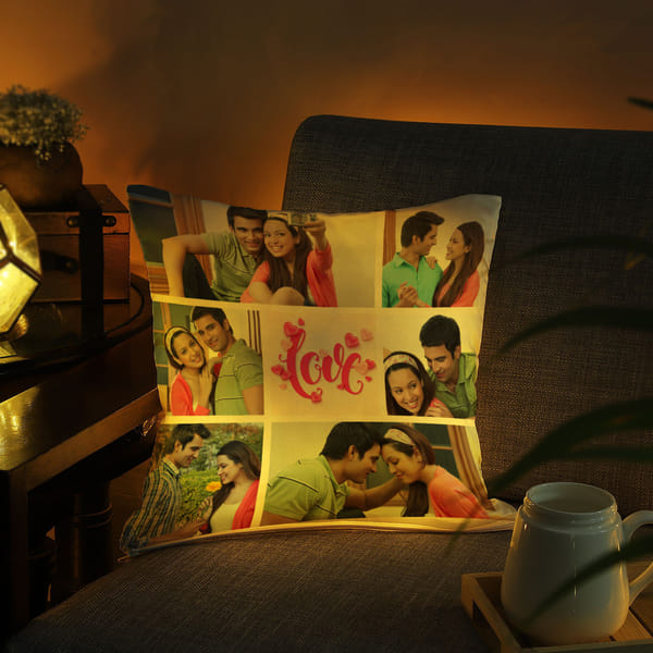 Romantic Personalized LED Cushion