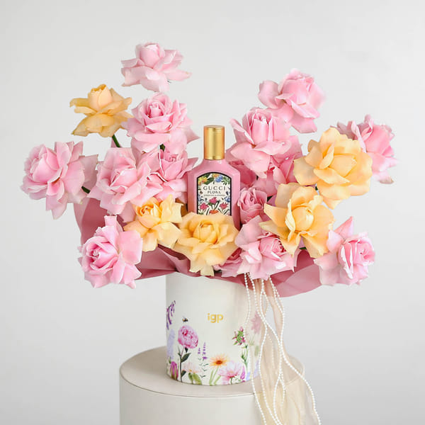 Rosy Charm And Flora Gardenia Fragrance Gift Combo