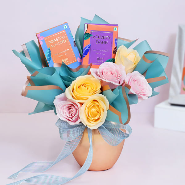 Rosy Cheeks And Sweet Within Vase