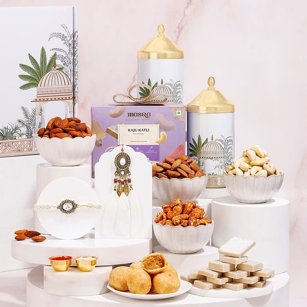 Royal Bhaiya Bhabhi Rakhi Gift Hamper