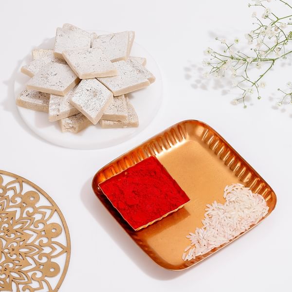 Royal Sweets And Rituals Bhai Dooj Gift Set