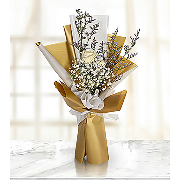 Royal White Rose Bouquet