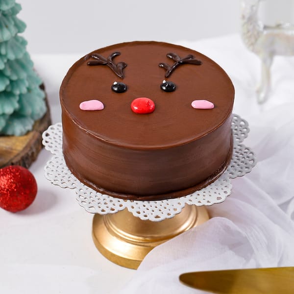 Rudolph Chocolate Christmas Cake