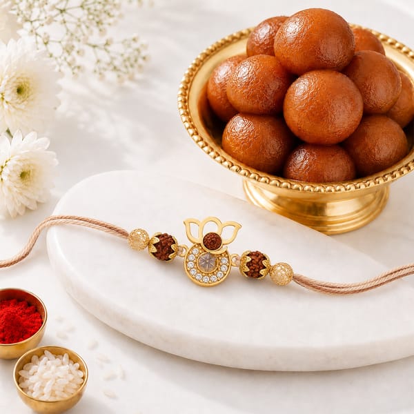 Sacred Ganesha Rakhi Combo