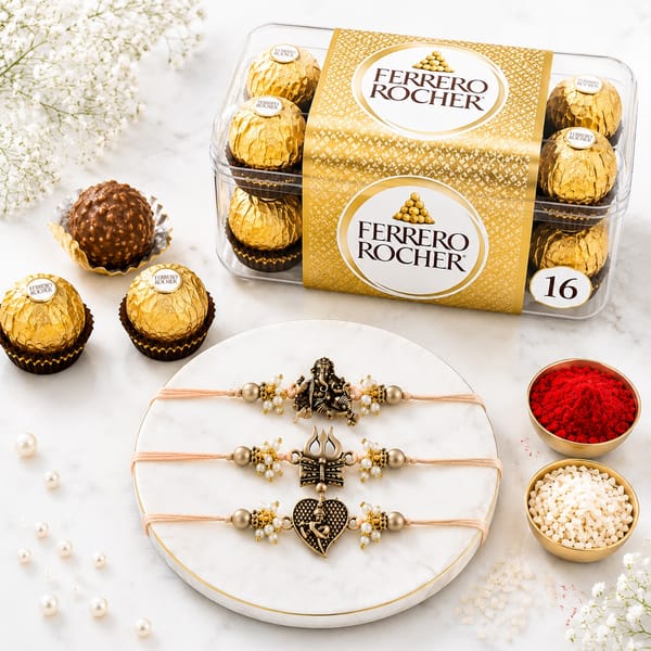 Sacred Indulgence Rakhi Hamper