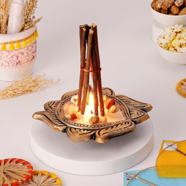 Sacred Lohri Flame Candle