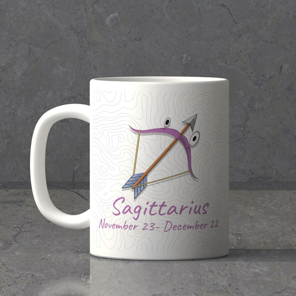Sagittarius Sun Sign Birthday Mug