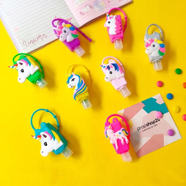 Sanitizer Bottle - Unicorn Head