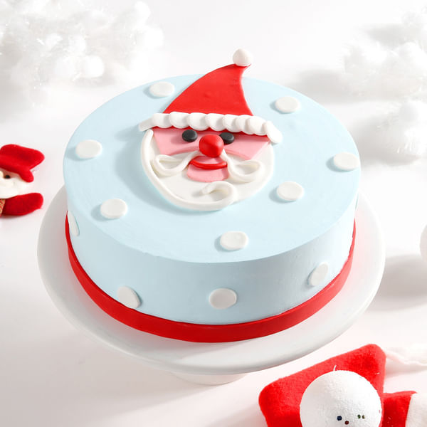 Santa's Love Semi Fondant Cake (1kg)