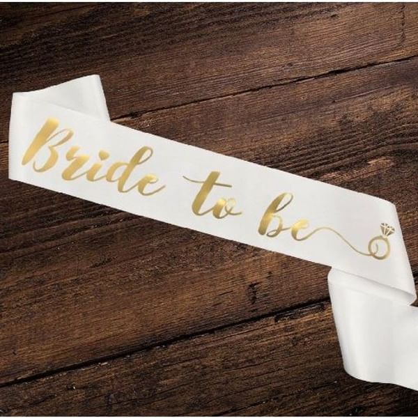 Sash - Bride To Be - Single Piece