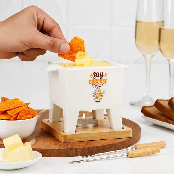 Say Cheese Personalized Fondue Set