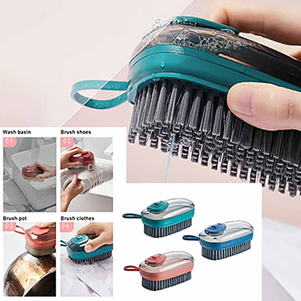 Scrubber With Soap Dispenser - Single Piece