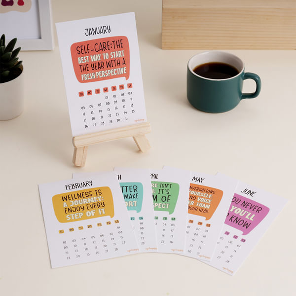 Self-Care And Wellness Calendar - Single Piece