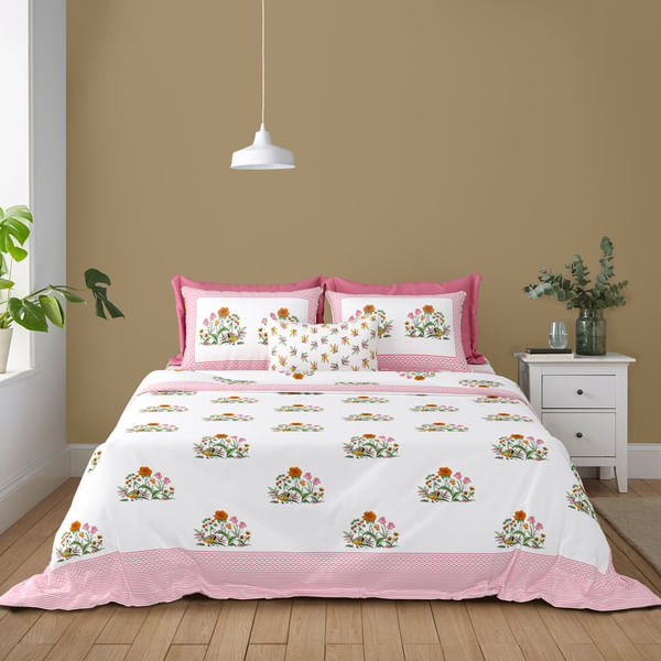 Serene Jaipur Retreat Bedsheet Set