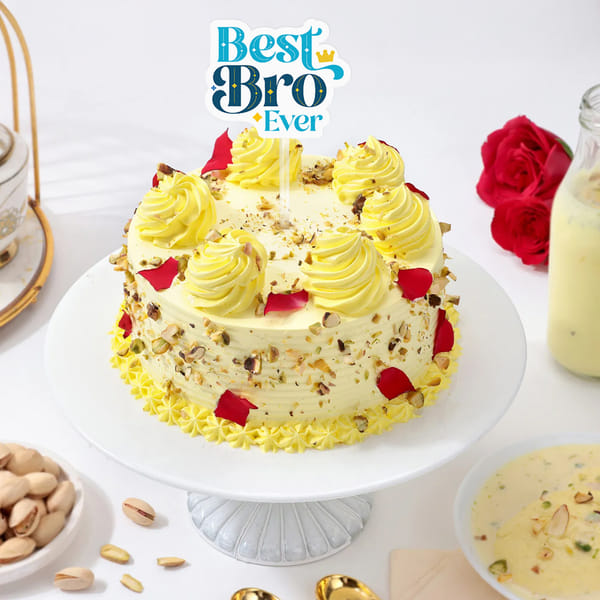 Shahi Rasmalai Cake For Brother