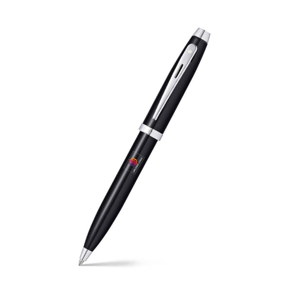 Sheaffer Ballpoint Pen With Chrome-Plated Trim - Glossy Black